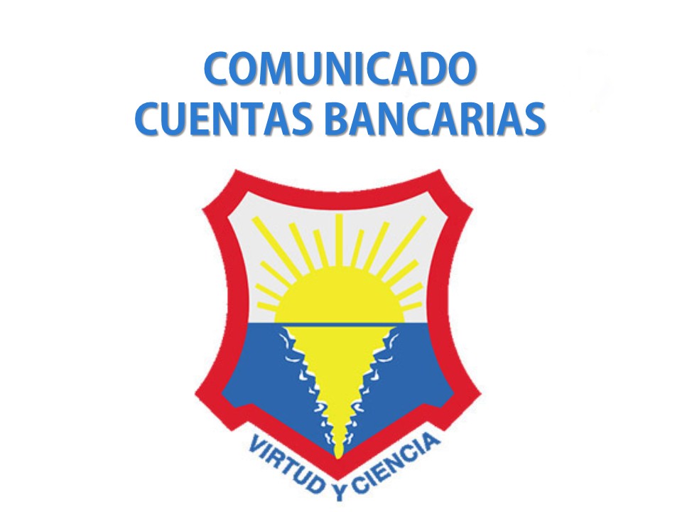 Comunicado ACTUALIZACIÓN CUENTAS BANCARIAS