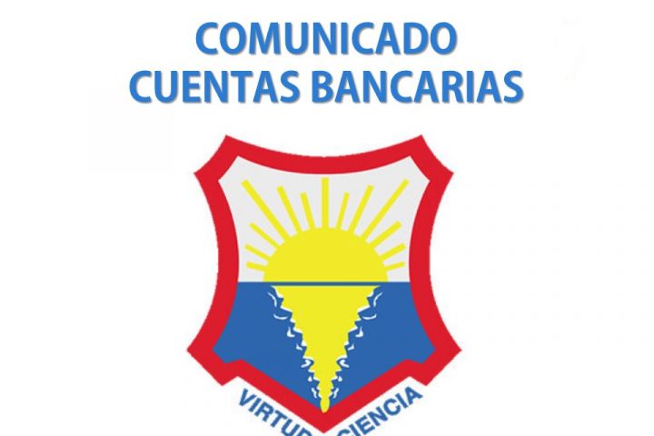 Comunicado ACTUALIZACIÓN CUENTAS BANCARIAS