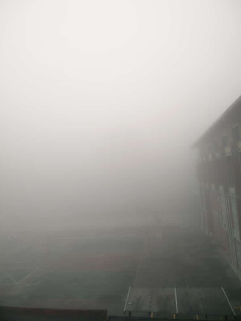 Día de neblina en MATER DEI... Pero ¡ACTIVOS!