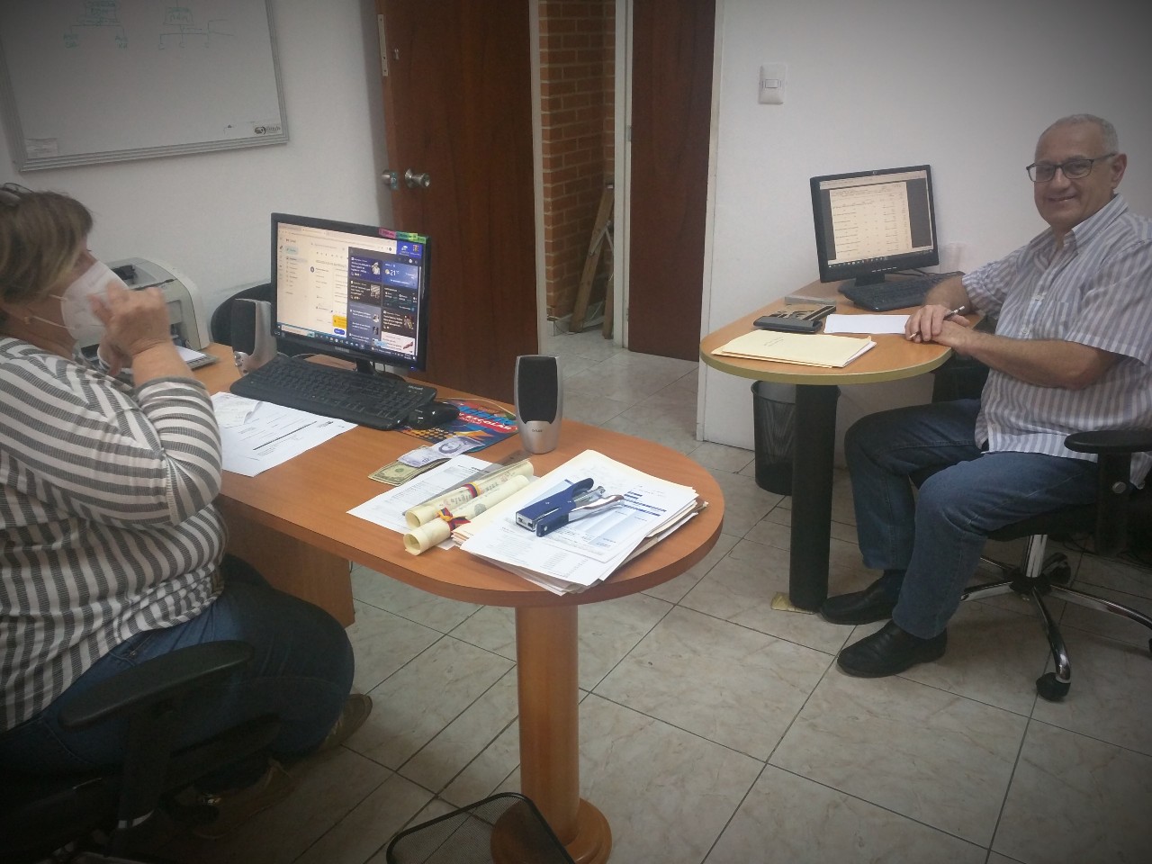 ¡Reincorporados YA! Personal Administrativo y de Servicios Generales laborando