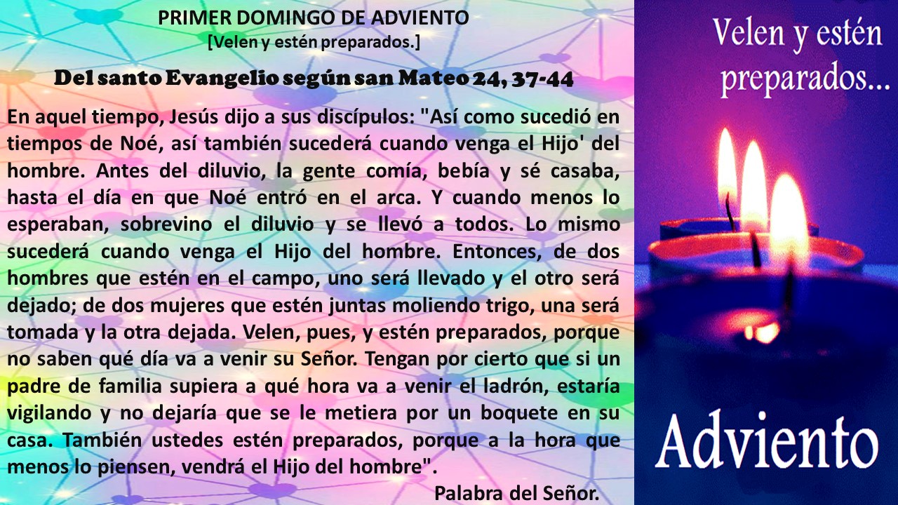 27 de noviembre «1er día de Adviento»