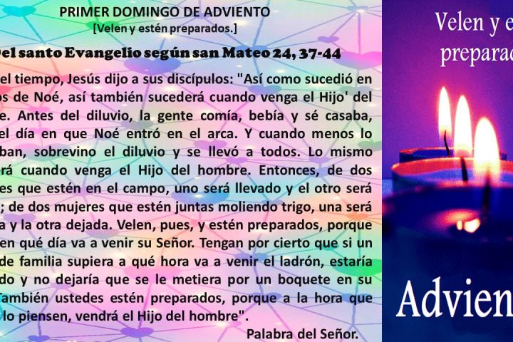 27 de noviembre «1er día de Adviento»