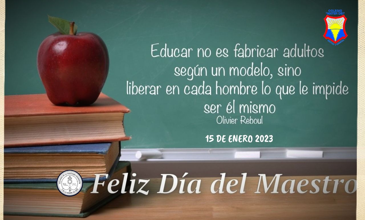 15 de Enero «Día del Maestro» 