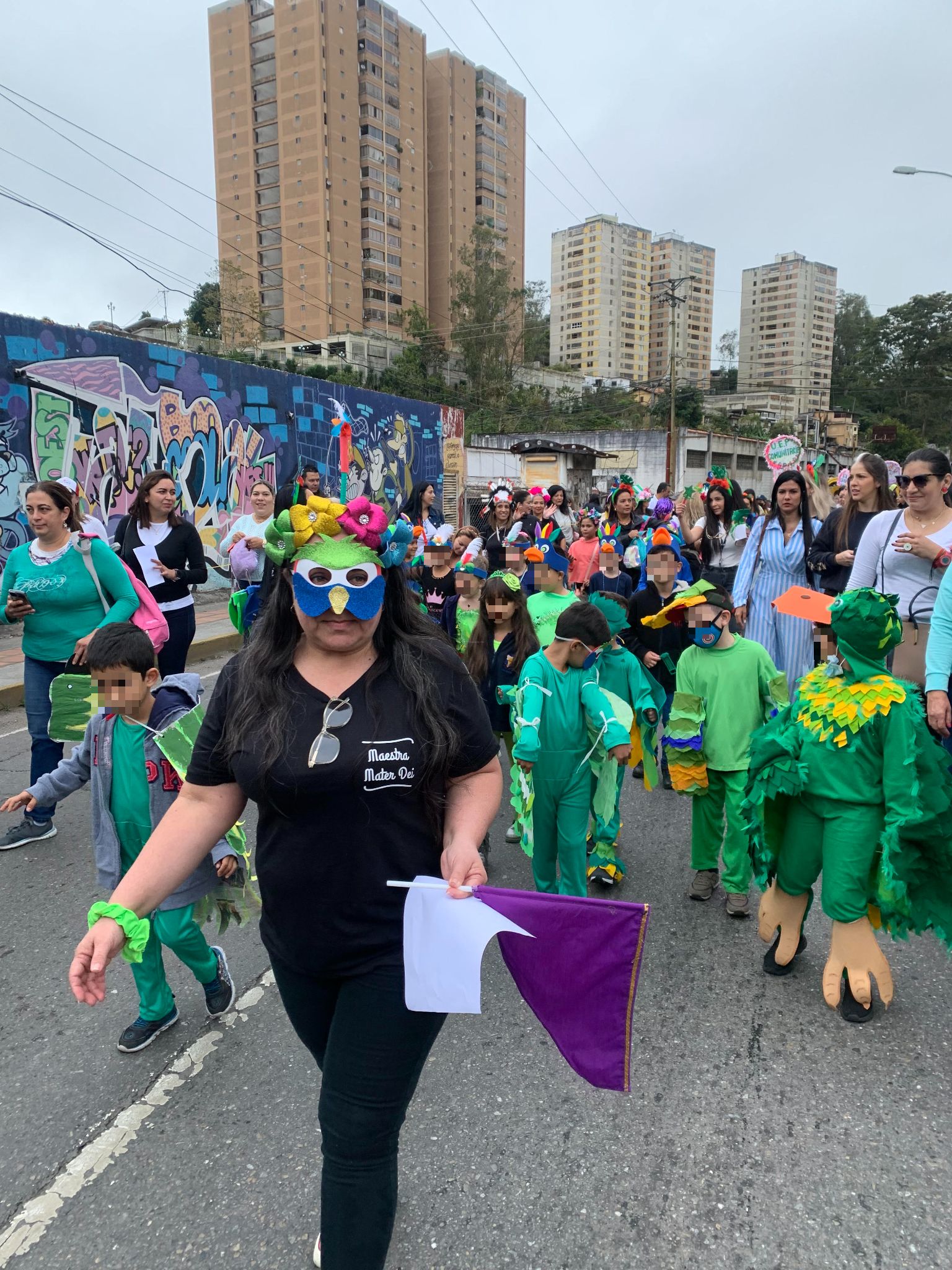 1er lugar Concurso de Comparsa para U.E.P. Colegio MATER DEI