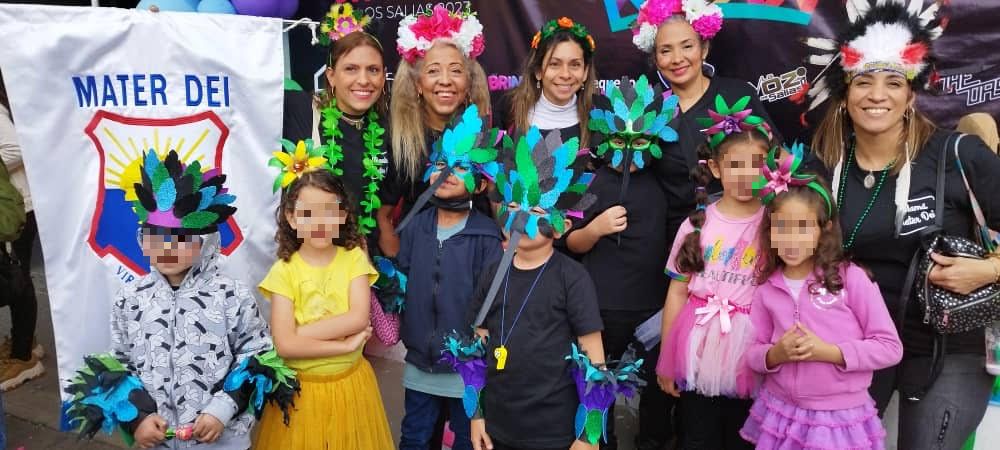 1er lugar Concurso de Comparsa para U.E.P. Colegio MATER DEI