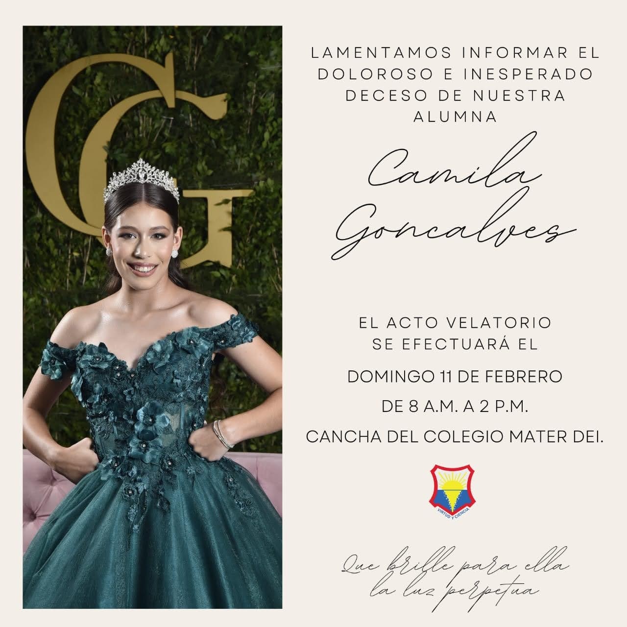 Acompañando a nuestra CAMILA GONCALVES 