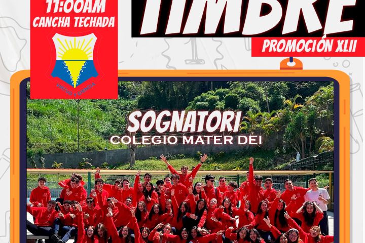 Promoción  XLII SOGNATORI  y el "ÚLTIMO TIMBRE"