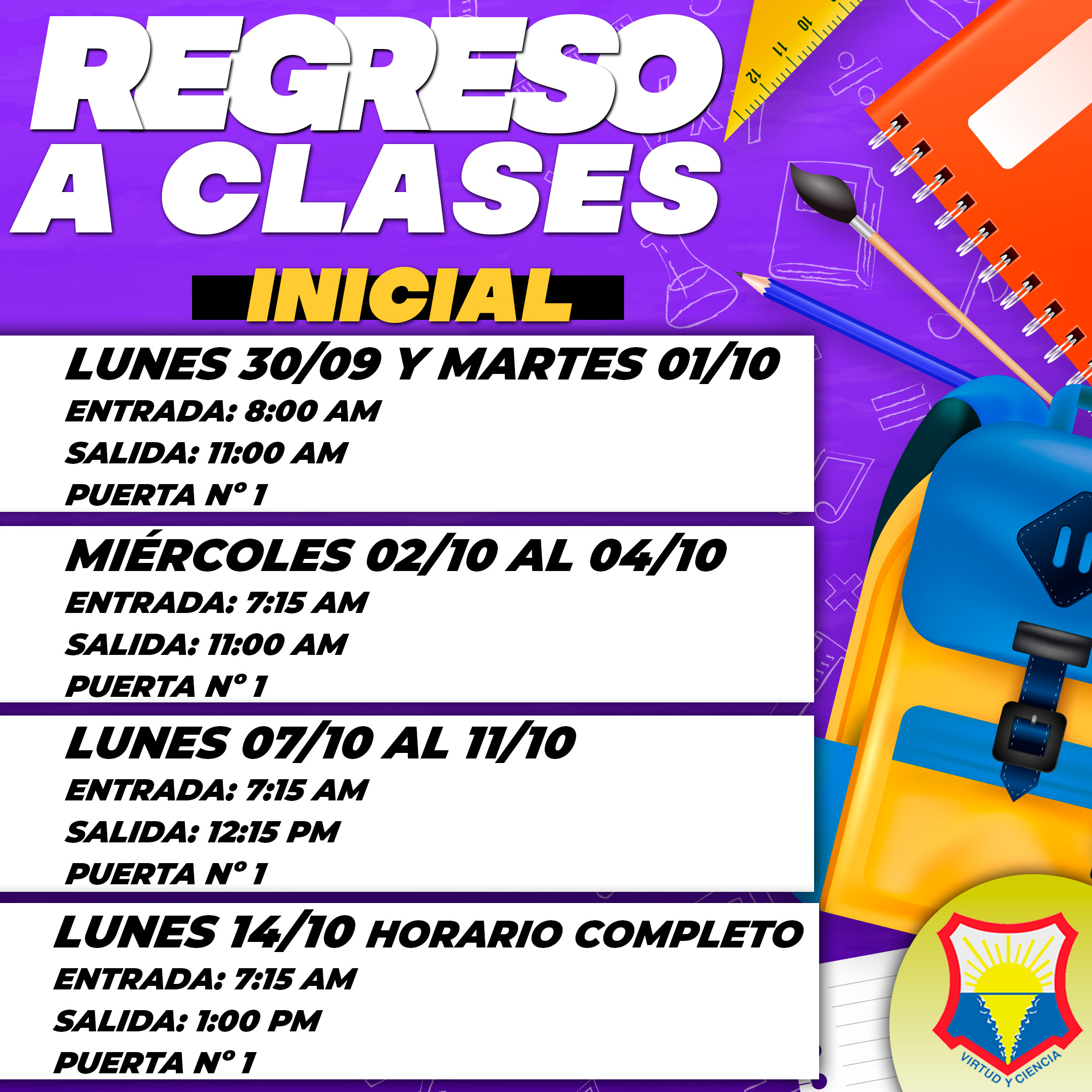 	Bienvenido Año Escolar 2024 – 2025