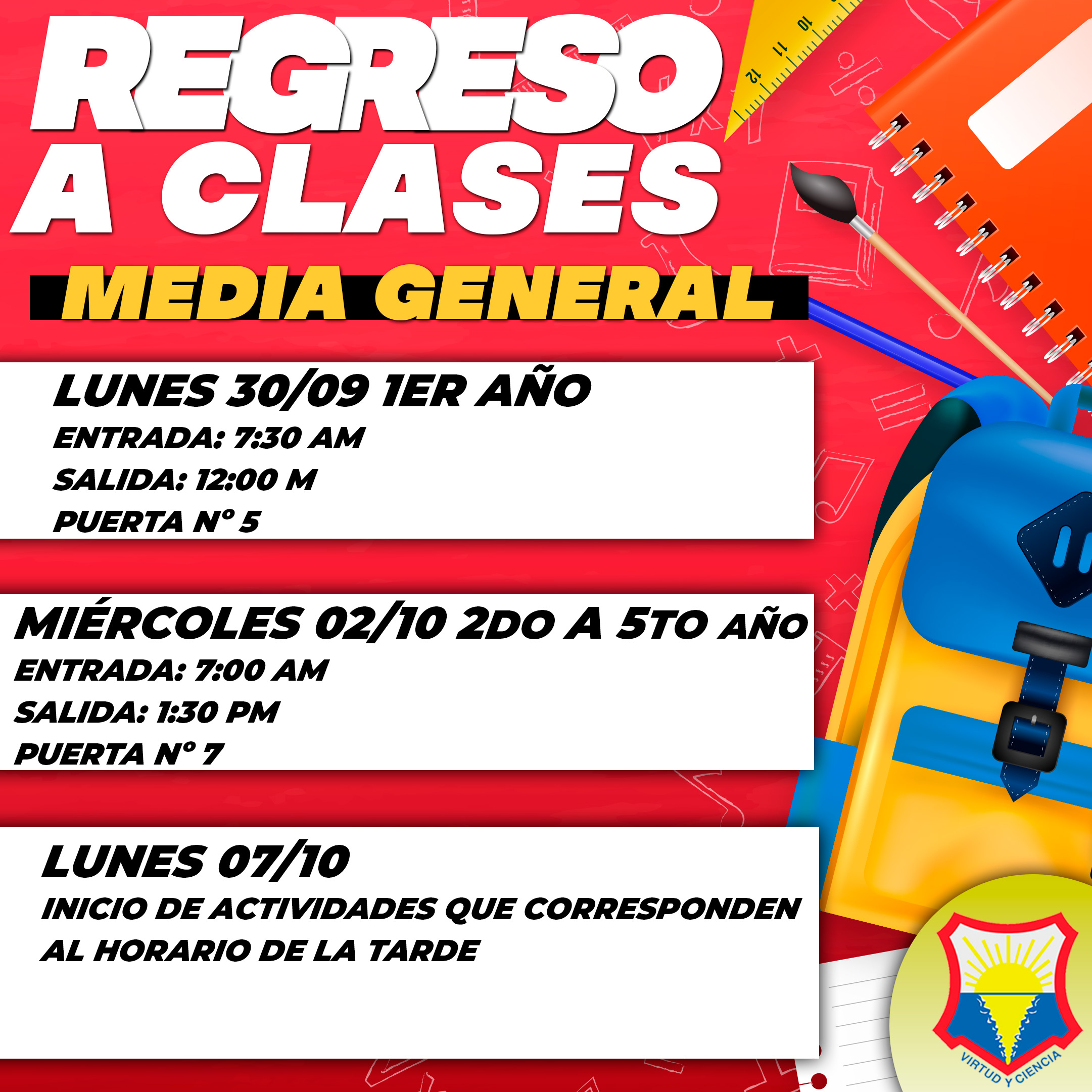 	Bienvenido Año Escolar 2024 – 2025