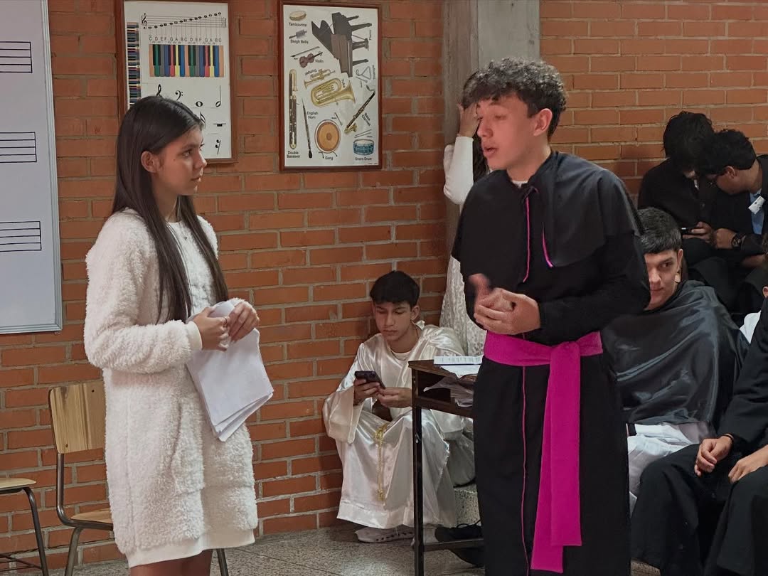 1er ensayo formal Obra Teatro “MADRE TRINIDAD Te amamos” 
