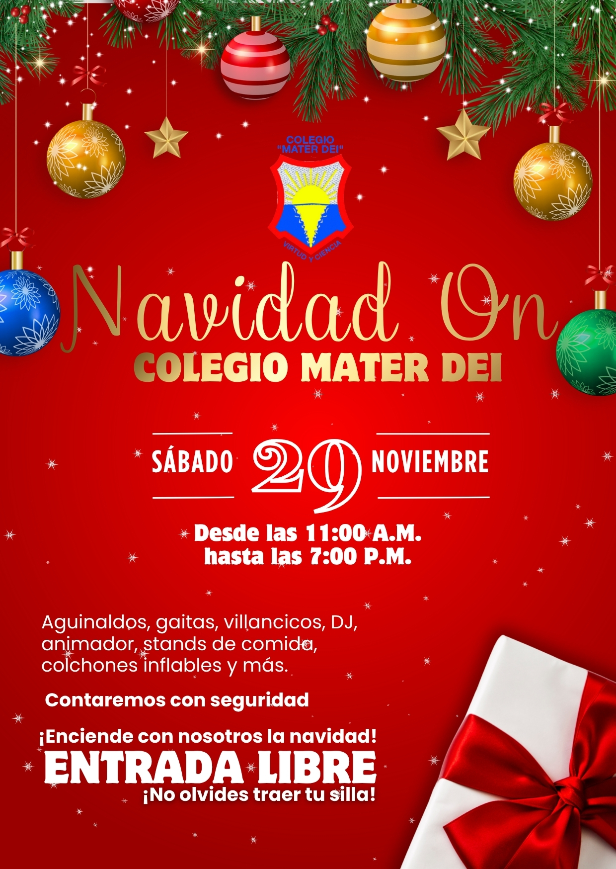 ¡La Navidad llegó a MATER DEI!
