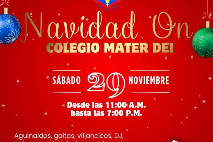 ¡La Navidad llegó a MATER DEI!