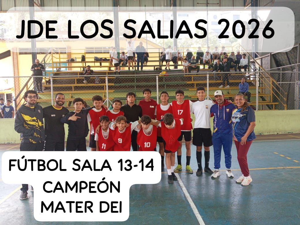 ¡CAMPEONES en la disciplina Deportiva Fútbol Sala nuestro equipo Mater Dei!